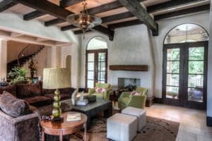 Cozy living room with modern decor
